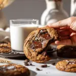 chewy chocolate espresso cookies - featured image