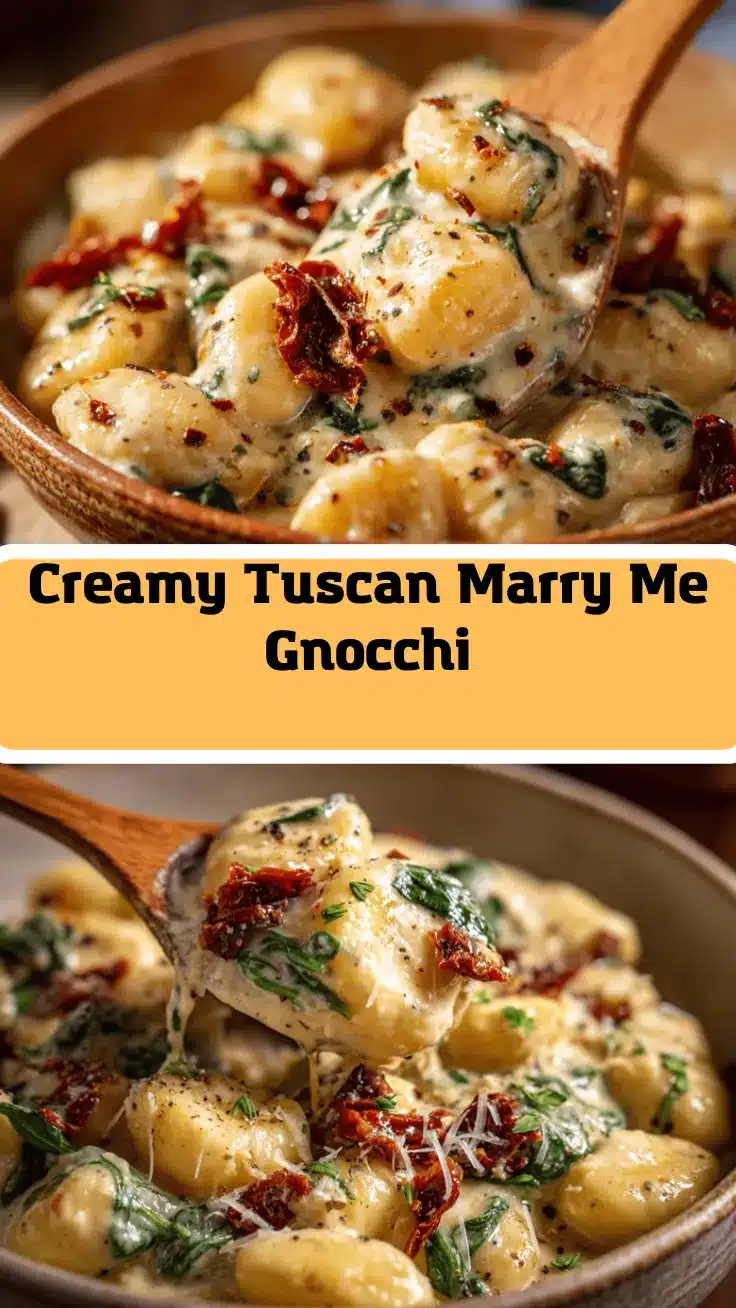 creamy Tuscan Marry Me gnocchi recipe