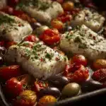 Mediterranean baked fish - featured image