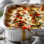 Mediterranean Chicken Zucchini Bake - featured image