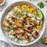 street corn chicken bowl - featured image