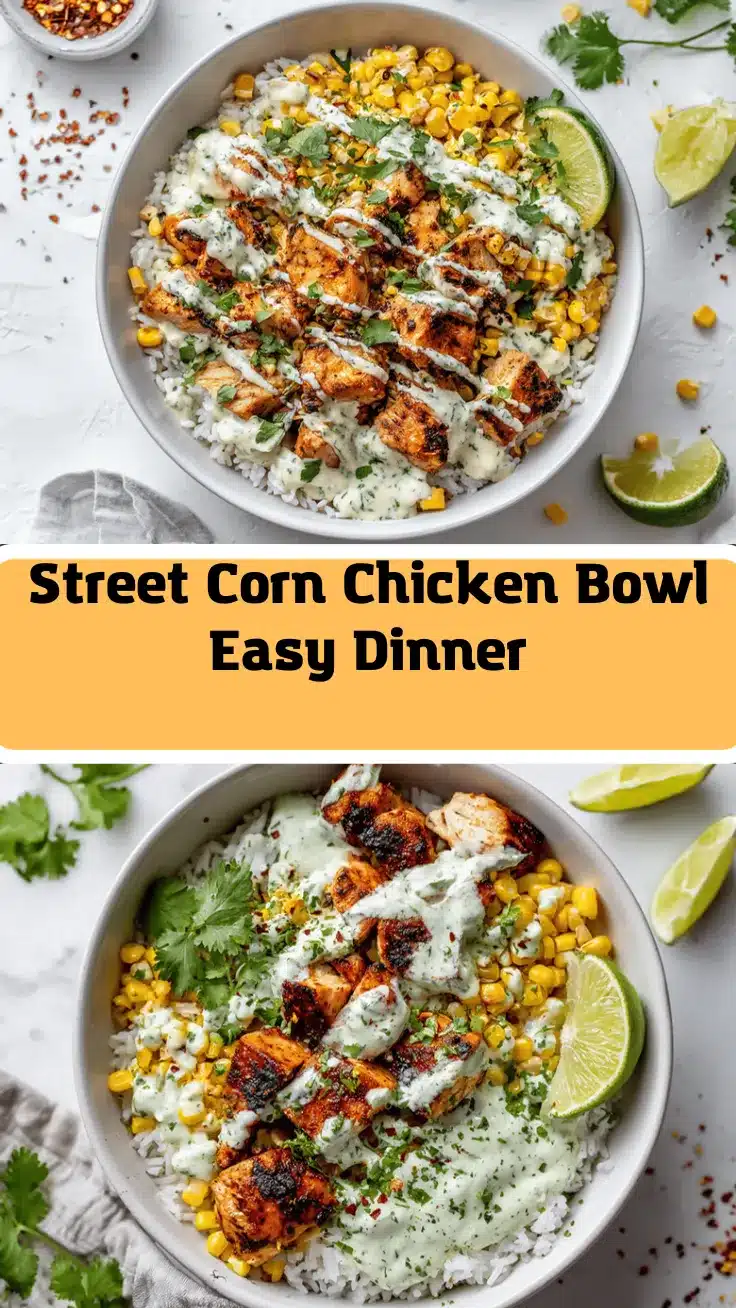 street corn chicken bowl recipe